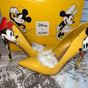 Disney X Aldo Stiletto Pump Heels Mickey and Minnie